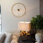 Wallity Arcadia Metal Wall Clock - APS075 Dorado